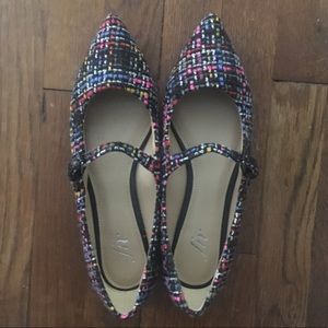 Amazon’s The Fix tweed flats